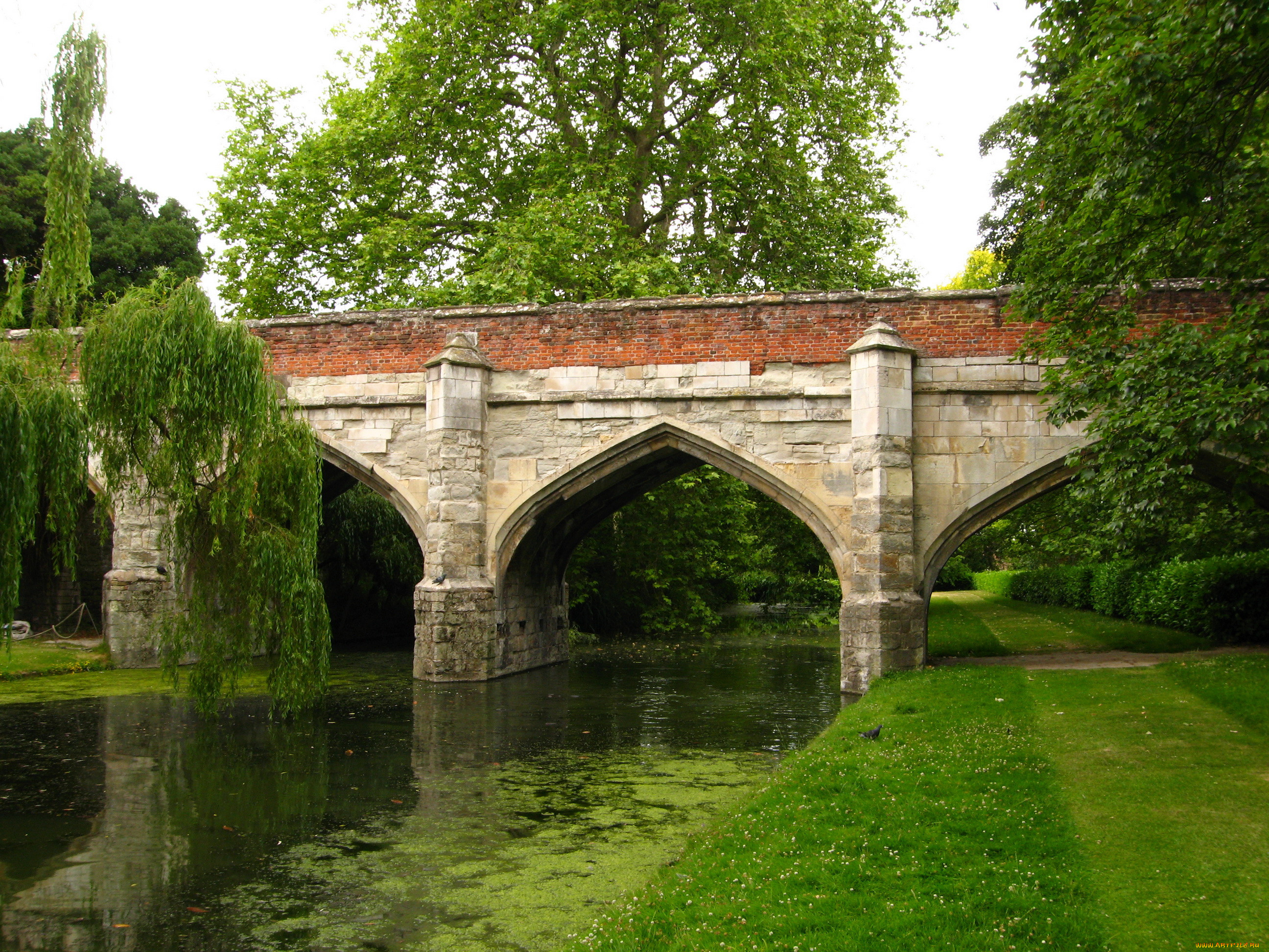 Старинный каменный мост Англия
